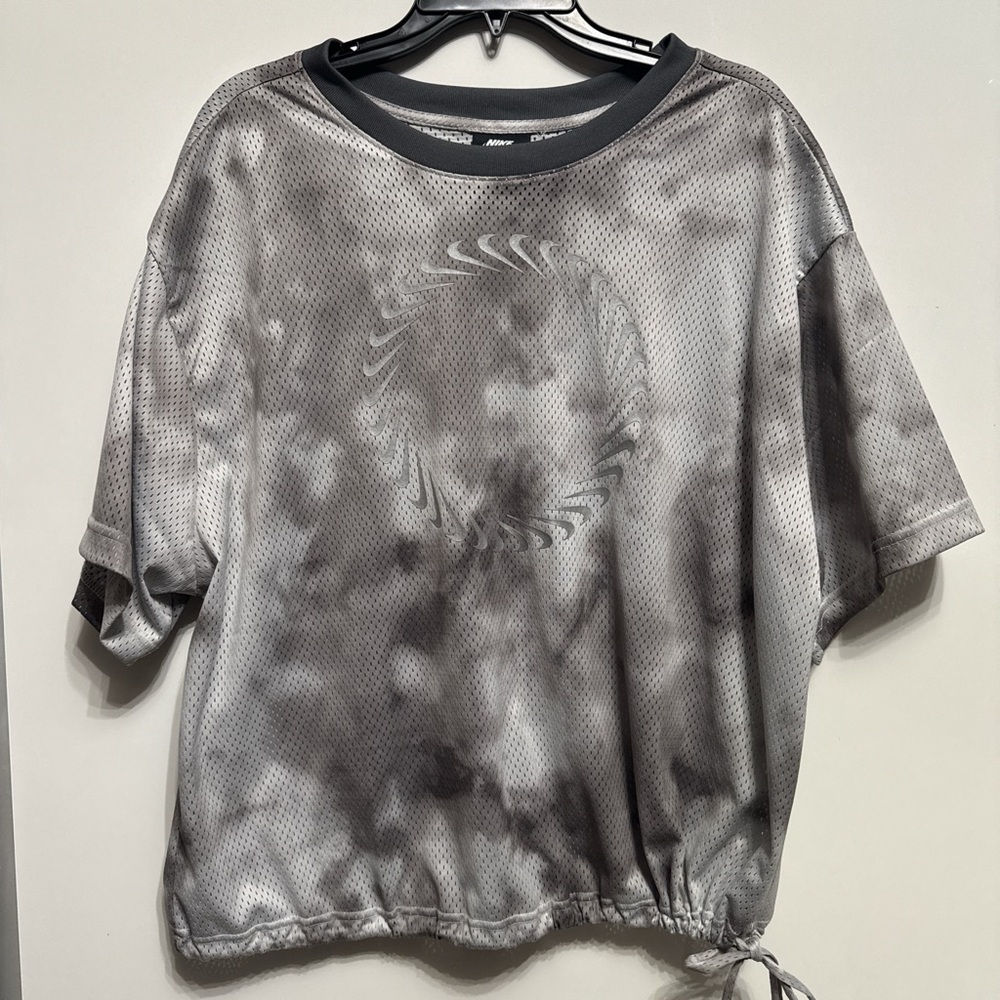 Gray Tie-Dye Women's NIKE Mesh top